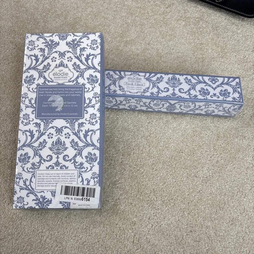 Elodie Scented Drawer Liners (6) & Sachets‎ (4) Fresh Linen Scent